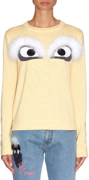 fendi bug eye sweater|fendi clothing for women.